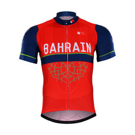 BONAVELO Kurzarm Fahrradtrikot - BAHRAIN MERIDA 2017 - Rot/Blau
