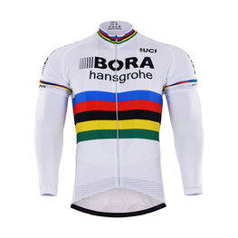 Langarm Fahrradtrikot für den Winter - BORA UCI 2017 WINTER - mehrfarbig/Weiß