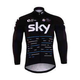 Langarm Fahrradtrikot für den Sommer - SKY 2017 SUMMER - Schwarz