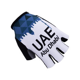 Fingerlose Fahrradhandschuhe - UAE 2017 - Blau/Weiß