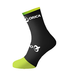 Klassische Fahrradsocken - ORICA 2017 - Schwarz/Grün