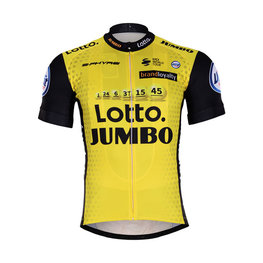 Kurzarm Fahrradtrikot - LOTTO 2018 - Gelb/Schwarz
