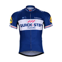 BONAVELO Kurzarm Fahrradtrikot - QUICKSTEP 2018 - Blau/Weiß