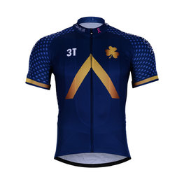 Kurzarm Fahrradtrikot - AQUA BLUE 2018 - Gold/Blau