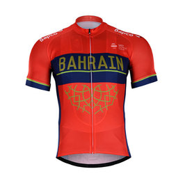 BONAVELO Kurzarm Fahrradtrikot - BAHRAIN  MERIDA 2018 - Rot/Blau