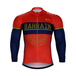 Langarm Fahrradtrikot für den Sommer - B. MERIDA 2018 SMR - Blau/Rot
