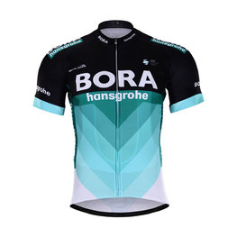 Kurzarm Fahrradtrikot - BORA 2018 KIDS - Schwarz/Grün