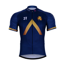 Kurzarm Fahrradtrikot - AQUA BLUE 2018 KIDS - Gold/Blau
