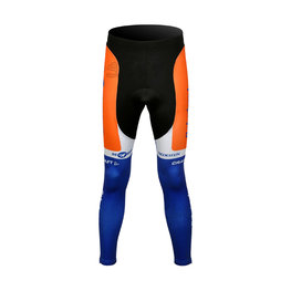 Lange Fahrradhose ohne Träger  - RABOBANK 2012 WNT - Orange/Schwarz/Blau