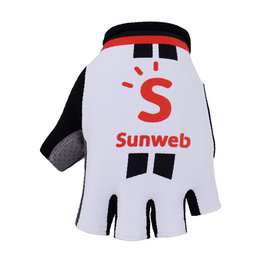 Fingerlose Fahrradhandschuhe - SUNWEB 2018 - Rot/Weiß