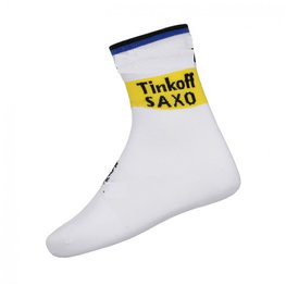 BONAVELO Klassische Fahrradsocken - TINKOFF SAXO  - Weiß