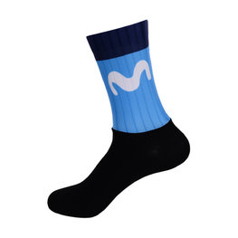BONAVELO Klassische Fahrradsocken - MOVISTAR 2018 - Blau/Schwarz