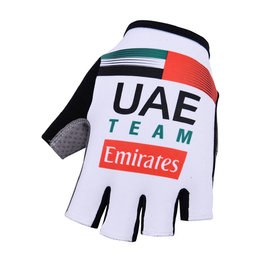 Fingerlose Fahrradhandschuhe - UAE 2019 - Weiß