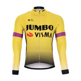 BONAVELO Langarm Fahrradtrikot für den Winter - JUMBO-VISMA 2019 WNT - Schwarz/Grün