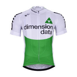 BONAVELO Kurzarm Fahrradtrikot - DIMENSION DATA 2019  - Grün/Weiß