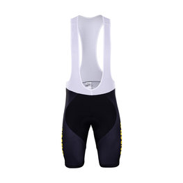 BONAVELO Kurze Fahrradhose mit Trägern - JUMBO-VISMA 2019 - Schwarz