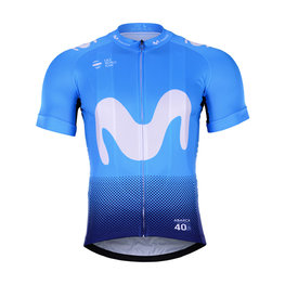 BONAVELO Kurzarm Fahrradtrikot - MOVISTAR 2019 - Blau