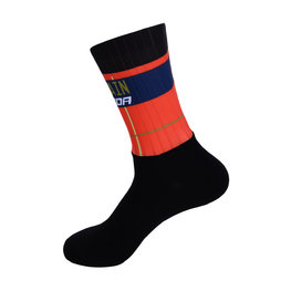 Klassische Fahrradsocken - BAHRAIN MERIDA 2019 - Schwarz/Blau/Rot