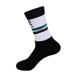 Klassische Fahrradsocken - UAE 2019 - Weiß/Schwarz