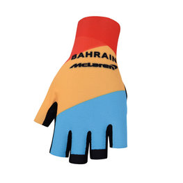BONAVELO Fingerlose Fahrradhandschuhe - BAHRAIN MCLAREN - Gelb/Rot