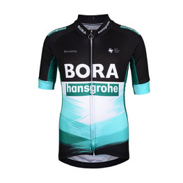 BONAVELO Kurzarm Fahrradtrikot - BORA 2020 KIDS - Weiß/Schwarz/Grün