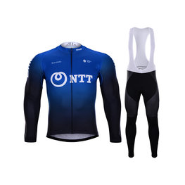 BONAVELO Radtrikot und Hose für den Winter - NTT 2020 WINTER - Blau/Schwarz