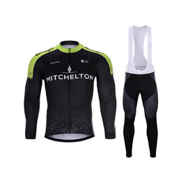 BONAVELO Radtrikot und Hose für den Winter - SCOTT 2020 WINTER - Grün/Schwarz