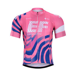 BONAVELO Kurzarm Fahrradtrikot - EDUCATION FIRST 2020 - Blau/Rosa