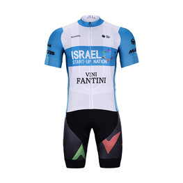 BONAVELO Kurzarm Radtrikot und Shorts - ISRAEL 2020 - Blau/Schwarz/Weiß