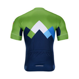 BONAVELO Kurzarm Fahrradtrikot - SLOVENIA - Blau/Grün