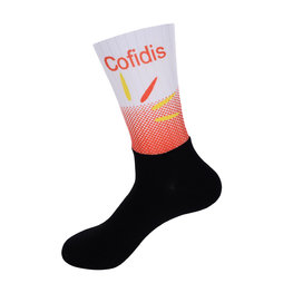 BONAVELO Klassische Fahrradsocken - COFIDIS 2020 - Rot/Schwarz