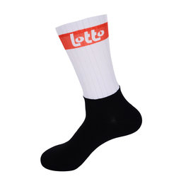 BONAVELO Klassische Fahrradsocken - LOTTO SOUDAL 2020 - Rot/Schwarz