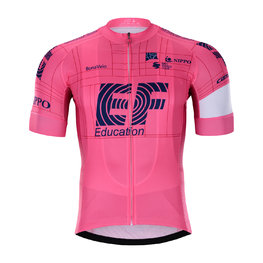 BONAVELO Kurzarm Fahrradtrikot - EDUCATION-NIPPO 2021 - Rosa/Blau