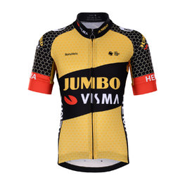 BONAVELO Kurzarm Fahrradtrikot - JUMBO-VISMA '21 KIDS - Gelb/Schwarz
