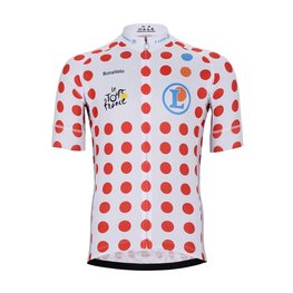 BONAVELO Kurzarm Radtrikot und Shorts - TOUR DE FRANCE 2025 - Schwarz/Weiß/Rot