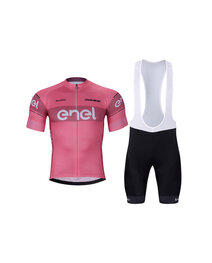 BONAVELO Kurzarm Radtrikot und Shorts - GIRO D´ITALIA - Schwarz/Rosa