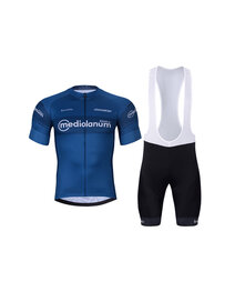 BONAVELO Kurzarm Radtrikot und Shorts - GIRO D´ITALIA - Blau/Schwarz