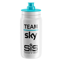 Fahrrad-Wasserflasche - TEAM SKY 2018 550 ml - Weiß/Hellblau