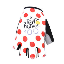 BONAVELO Fingerlose Fahrradhandschuhe - TOUR DE FRANCE - Rot/Weiß