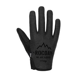 ROCDAY Langfinger-Fahrradhandschuhe - FLOW - Schwarz