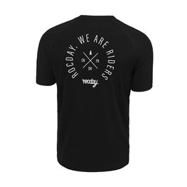 ROCDAY Kurzarm Fahrradtrikot - ROOST - Schwarz