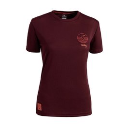 ROCDAY Kurzarm Fahrradtrikot - WOODY LADY - bordeaux