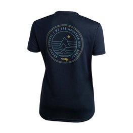 ROCDAY Kurzarm Fahrradtrikot - WOODY LADY - Blau