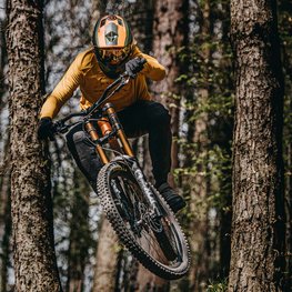 ROCDAY Langarm Fahrradtrikot für den Sommer - MOUNT - Blau/Grau