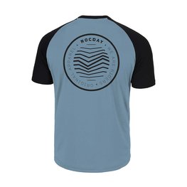 ROCDAY Kurzarm Fahrradtrikot - GRAVEL - Schwarz/Blau