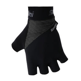 SANTINI Fingerlose Fahrradhandschuhe - ORIGINE - Schwarz