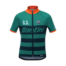 SANTINI Kurzarm Fahrradtrikot - 365GS KIDS - Blau/Orange