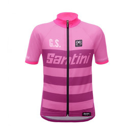 SANTINI Kurzarm Fahrradtrikot - 365GS KIDS - Rosa