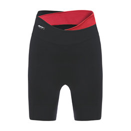 SANTINI Fahrradshorts ohne Träger - SFIDA LADY - Schwarz/Rot
