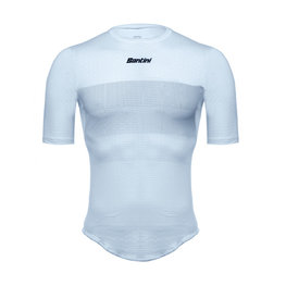SANTINI Kurzarm Fahrrad-Shirt - AIRY - Grau